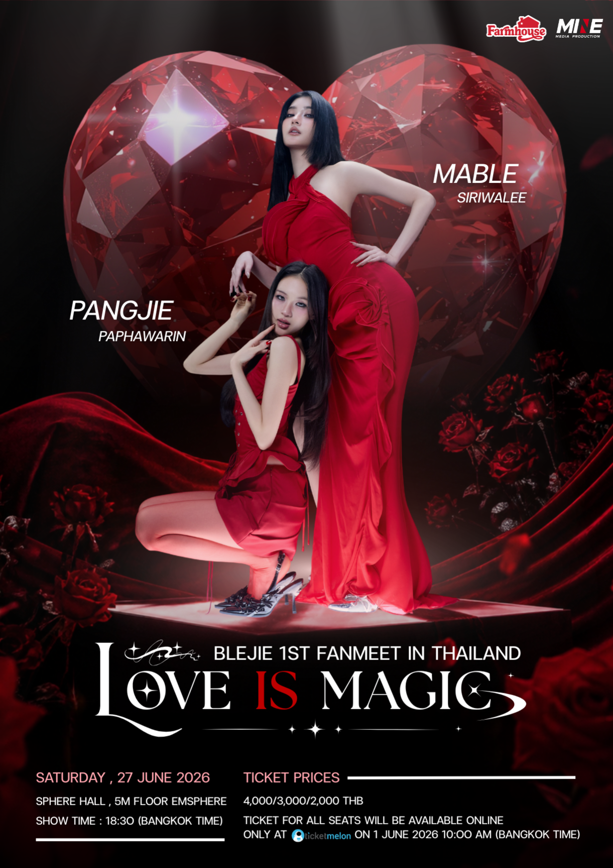 BLEJIE 1st Fan Meeting in Thailand: Love is Magic