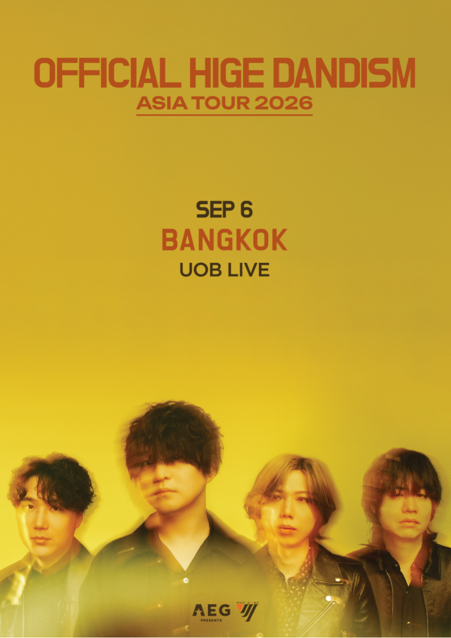 OFFICIAL HIGE DANDISM ASIA TOUR 2026 in BANGKOK